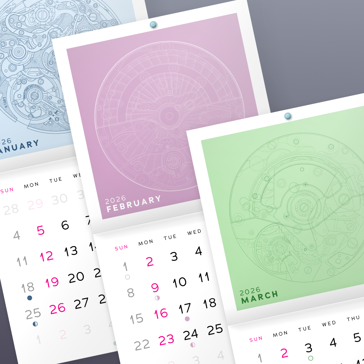 Springs+Gears 2026 Calendar