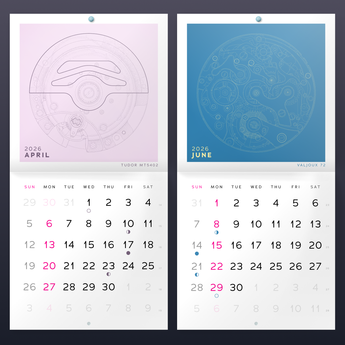 Springs+Gears 2026 Calendar