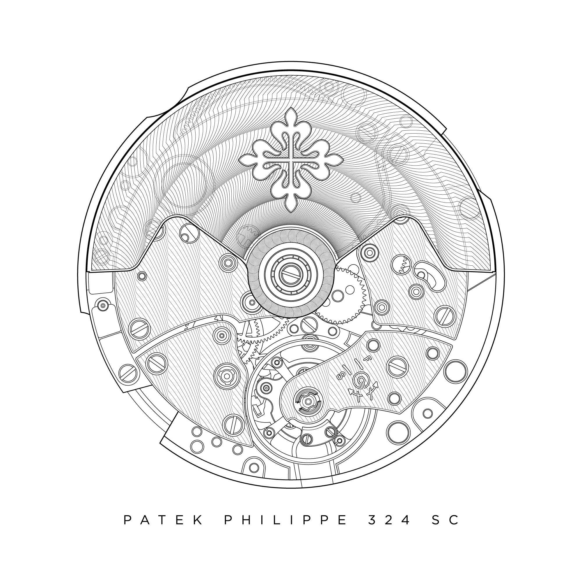 Patek 324 movement best sale